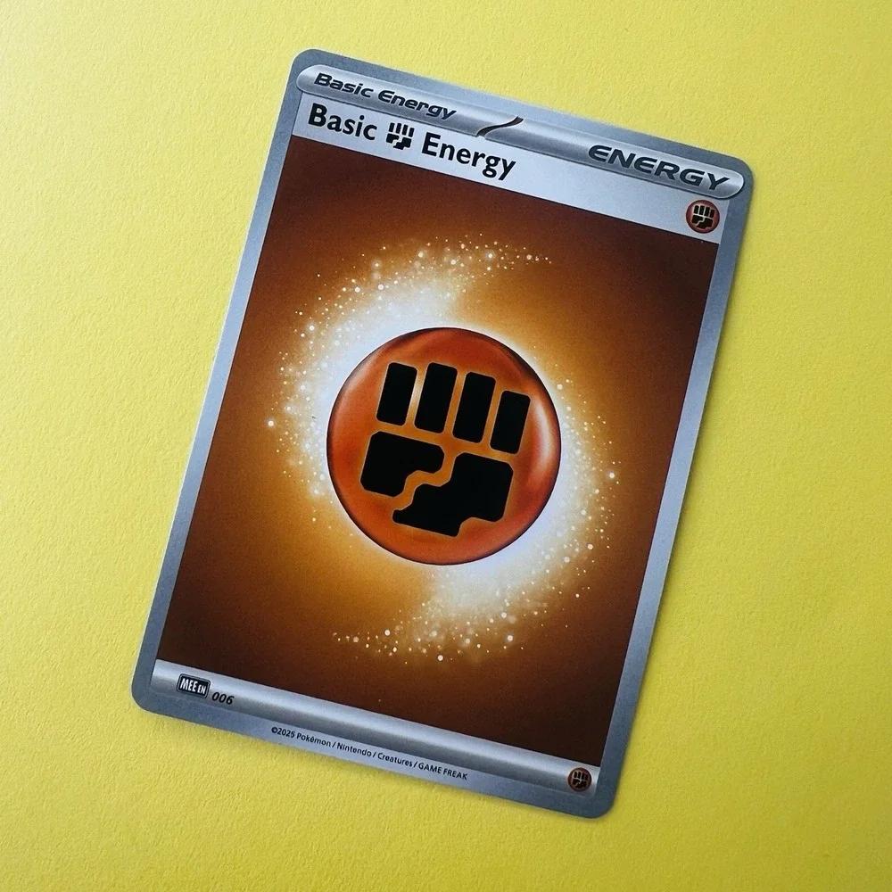 Pokémon Basic‎ Fighting Energy 006 MEW EN Holo Energy Card